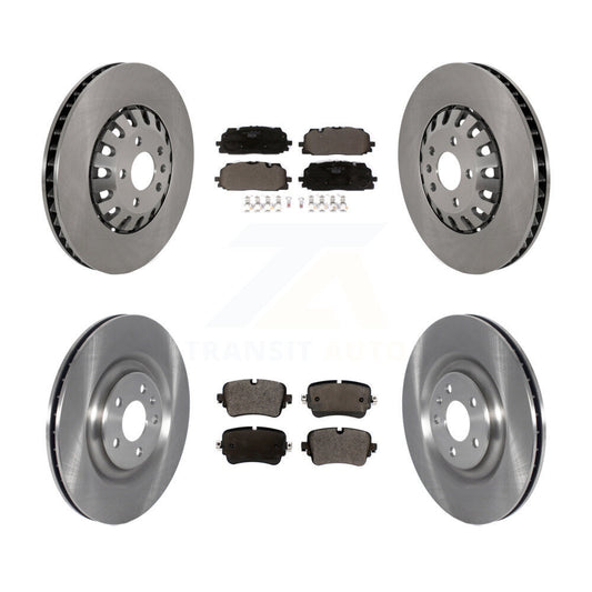 Disc Brake Rotors And Ceramic Pads Front Rear Kit For 2019 Audi Q8 A8 Quattro