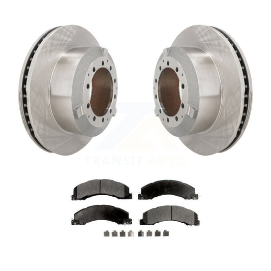 Brake Rotor & Ceramic Pad Rear Kit For Ram Dodge Sterling Truck 4500 5500 Bullet