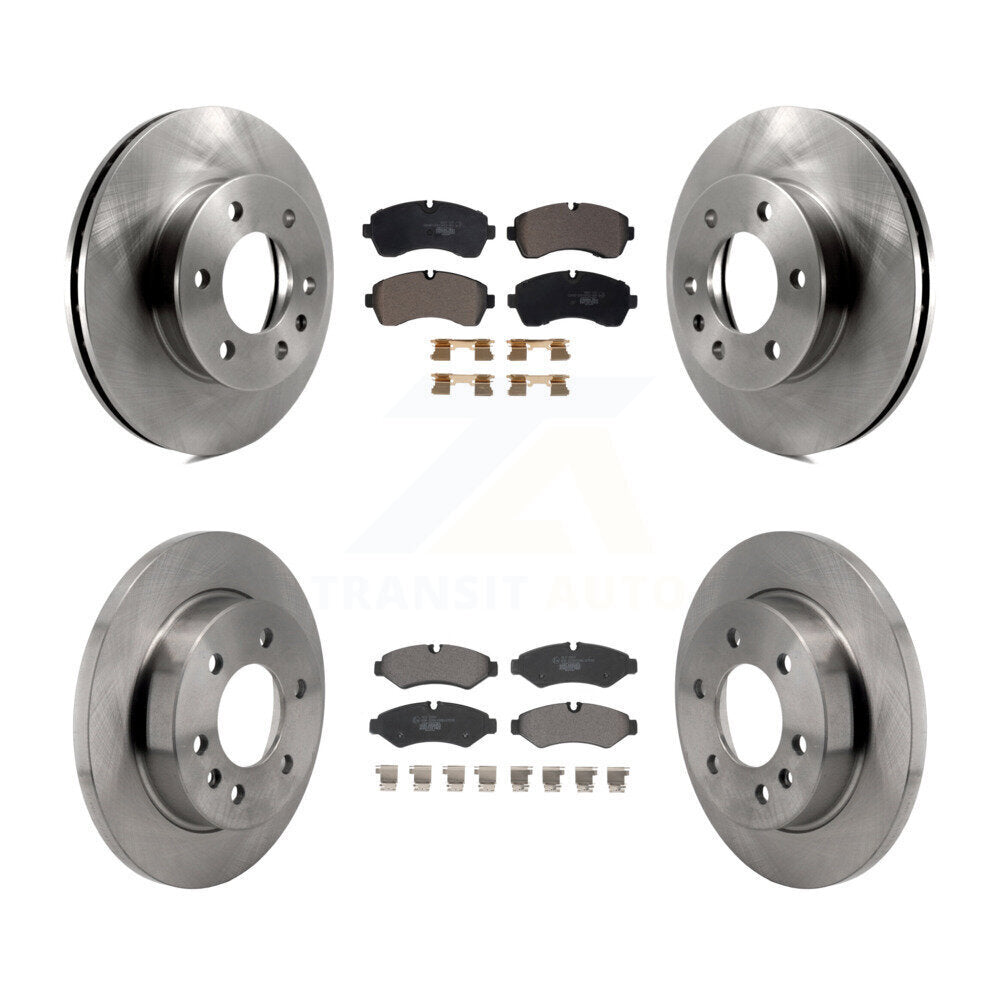 Brake Rotor Ceramic Pad Front Rear Kit For Mercedes-Benz Sprinter 2500 3500 4500