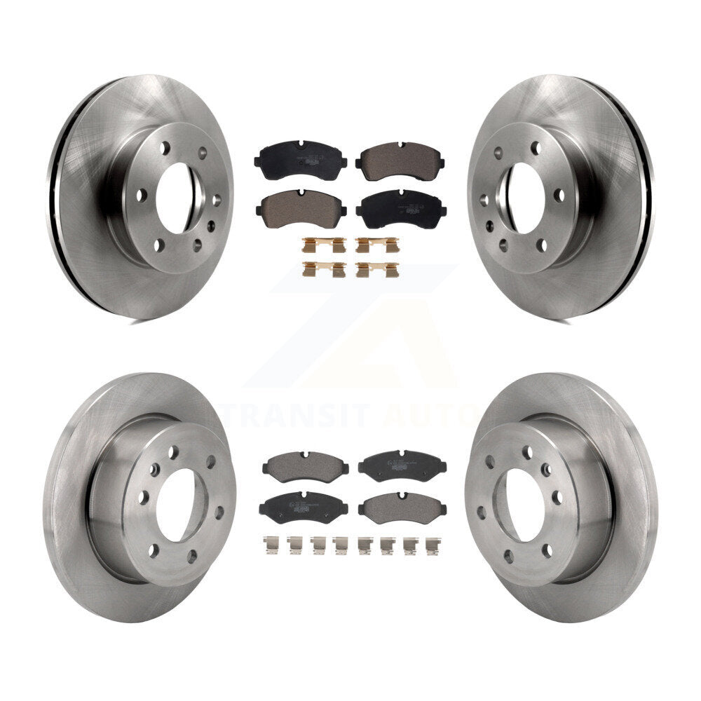 Brake Rotor Ceramic Pad Front Rear Kit For Mercedes-Benz Sprinter 2500 3500 1500