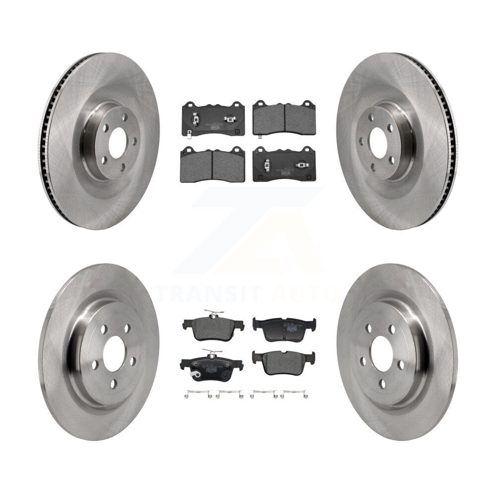 Disc Brake Rotors And Ceramic Pads Front Rear Kit For Ford Mustang Mach-E