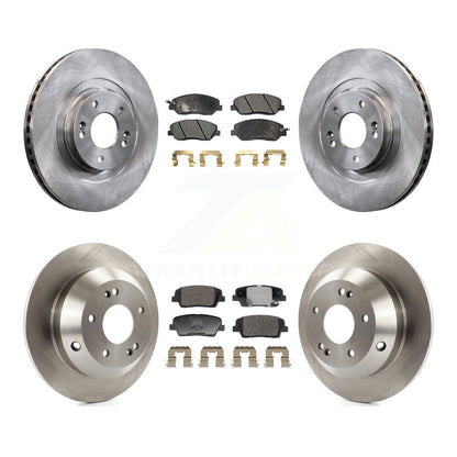 Brake Rotors & Ceramic Pad Front Rear Kit For 2013-2016 Hyundai Santa Fe XL 3.3L