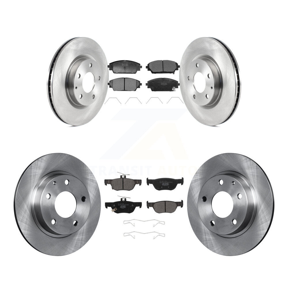 Disc Brake Rotors And Ceramic Pads Front Rear Kit For Mazda CX-30