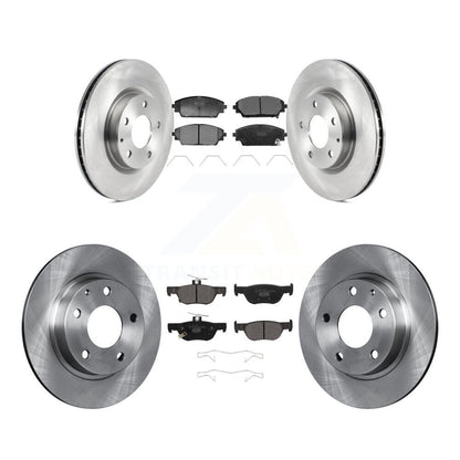 Disc Brake Rotors And Ceramic Pads Front Rear Kit For Mazda CX-30