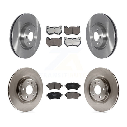 Brake Rotor And Ceramic Pad Front Rear Kit For 2018 Audi Q5 With Brembo Calipers