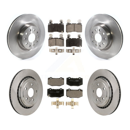 Brake Rotor & Ceramic Pad Front Rear Kit For Chevrolet Camaro With Brembo Brakes