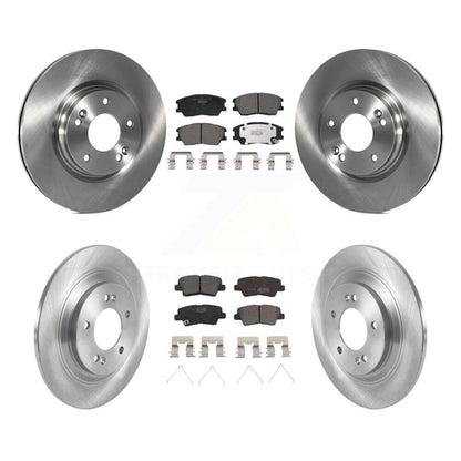 Disc Brake Rotors And Ceramic Pads Front Rear Kit For 2020-2023 Kia Soul EV