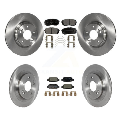 Disc Brake Rotors And Ceramic Pads Front Rear Kit For Kia Seltos