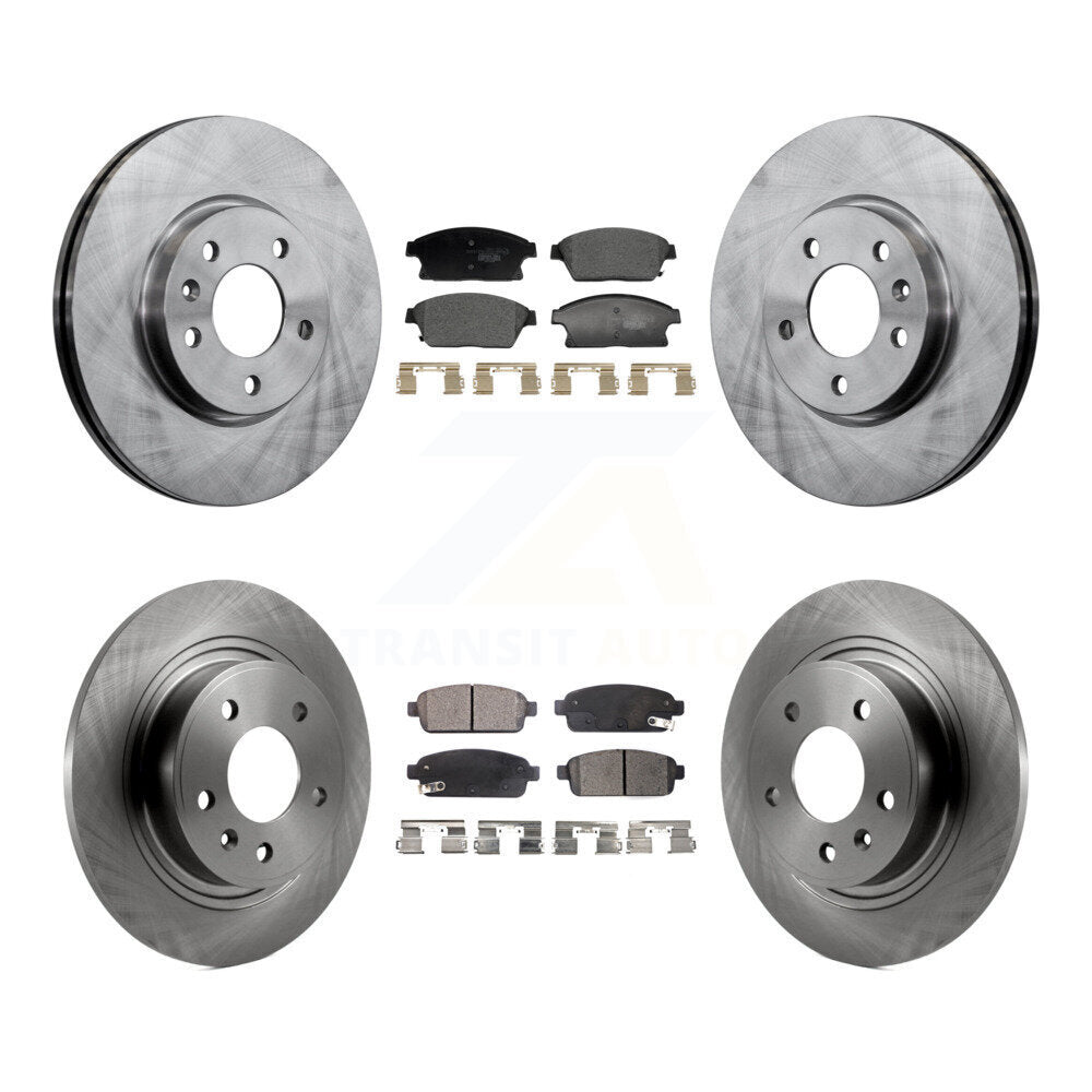Brake Rotors Ceramic Pad Front Rear Kit For Chevrolet Cruze Buick Verano Orlando