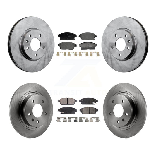 Brake Rotors Ceramic Pad Front Rear Kit For Chevrolet Cruze Buick Verano Orlando