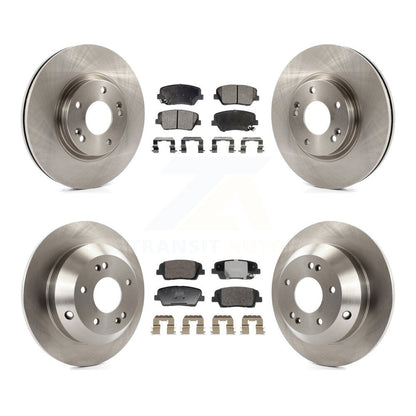 Disc Brake Rotor And Ceramic Pad Front Rear Kit For Hyundai Santa Fe Kia Sorento