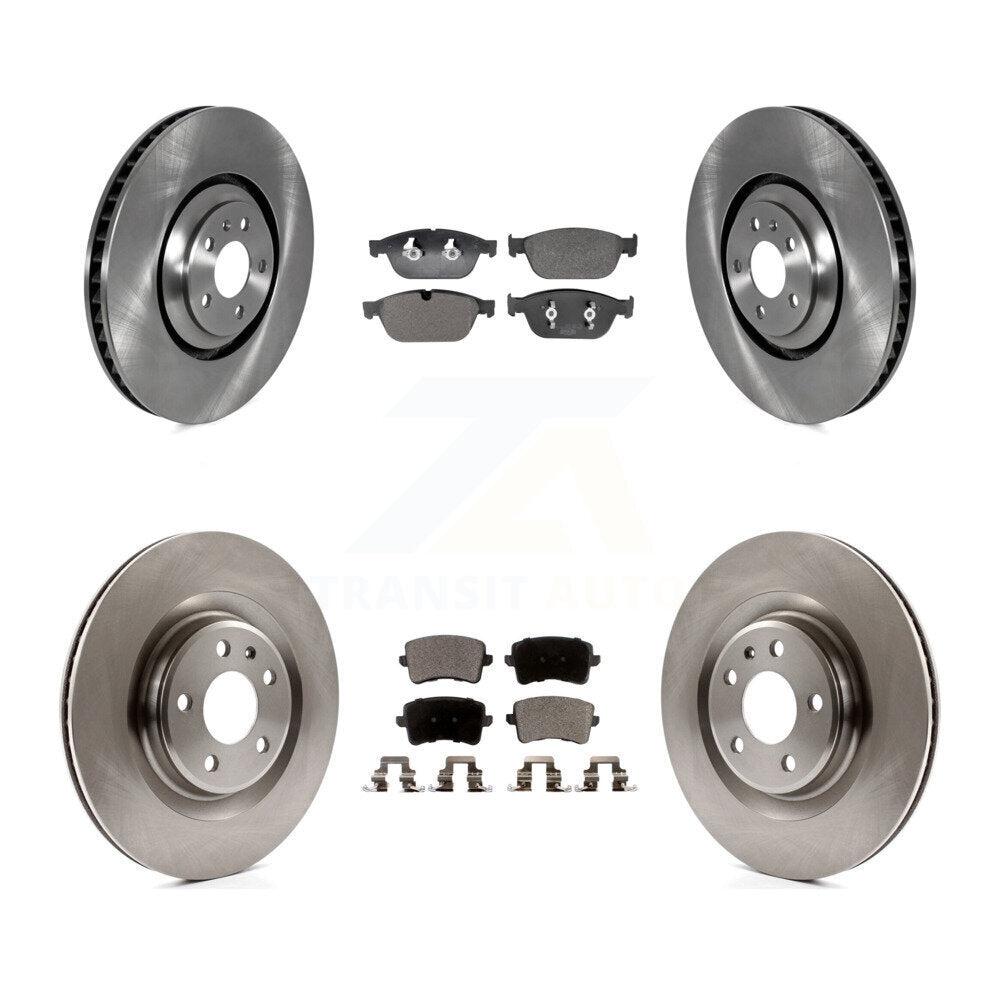 Disc Brake Rotors And Ceramic Pads Front Rear Kit For Audi SQ5