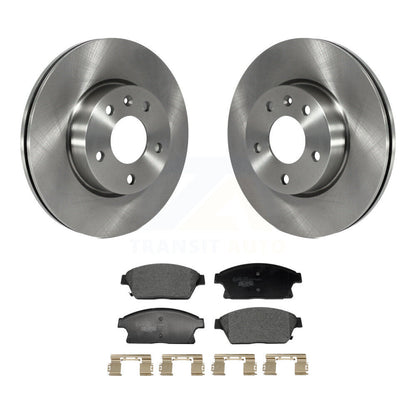 Disc Brake Rotors And Ceramic Pads Front Kit For Cadillac ATS