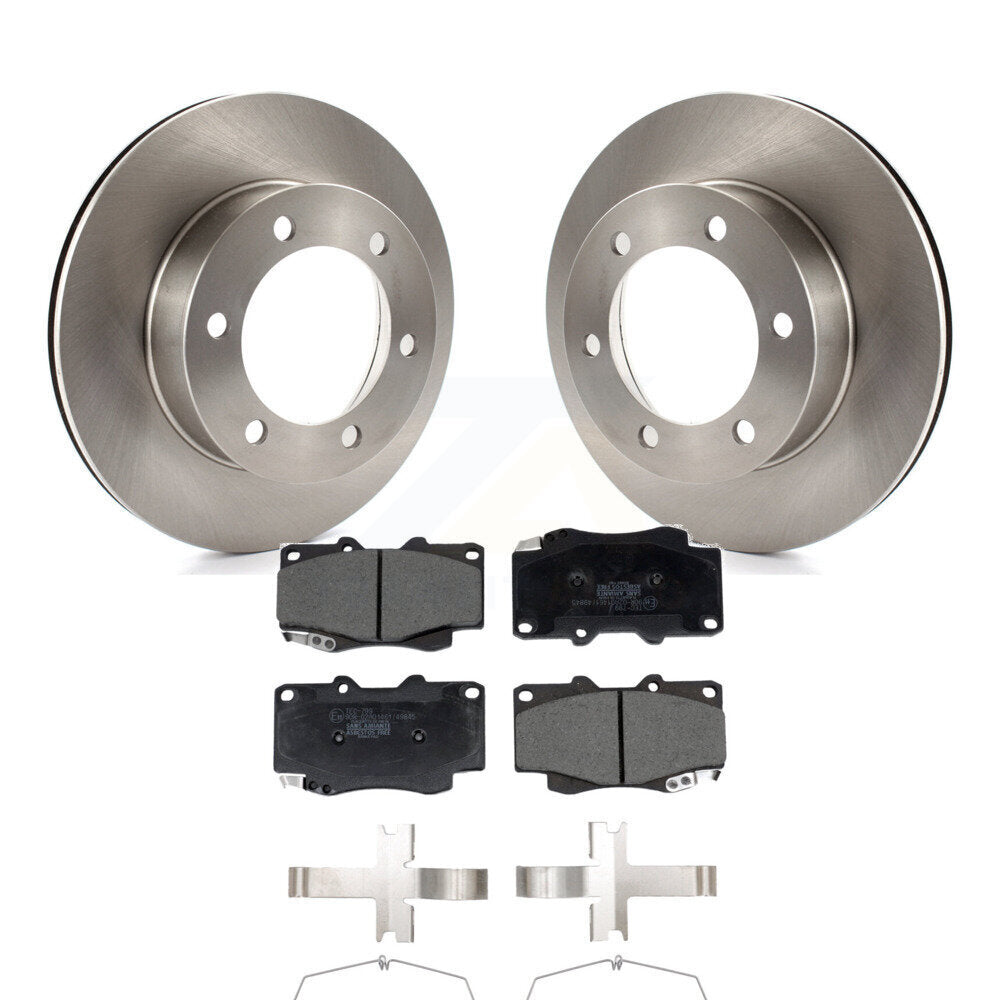 Disc Brake Rotors And Ceramic Pads Front Kit For Toyota Tacoma