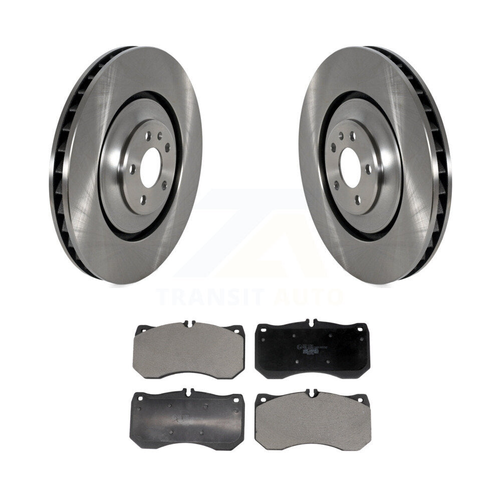 Disc Brake Rotors And Ceramic Pads Front Kit For Audi A7 Quattro A8 S7 S8 S6