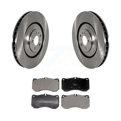 Disc Brake Rotors And Ceramic Pads Front Kit For Audi A7 Quattro A8 S7 S8 S6