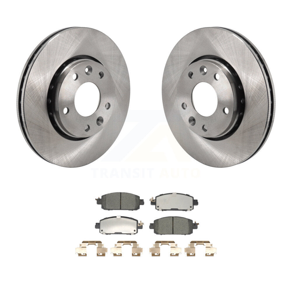 Disc Brake Rotors And Ceramic Pads Front Kit For Nissan Kicks Sentra