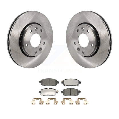 Disc Brake Rotors And Ceramic Pads Front Kit For Nissan Kicks Sentra