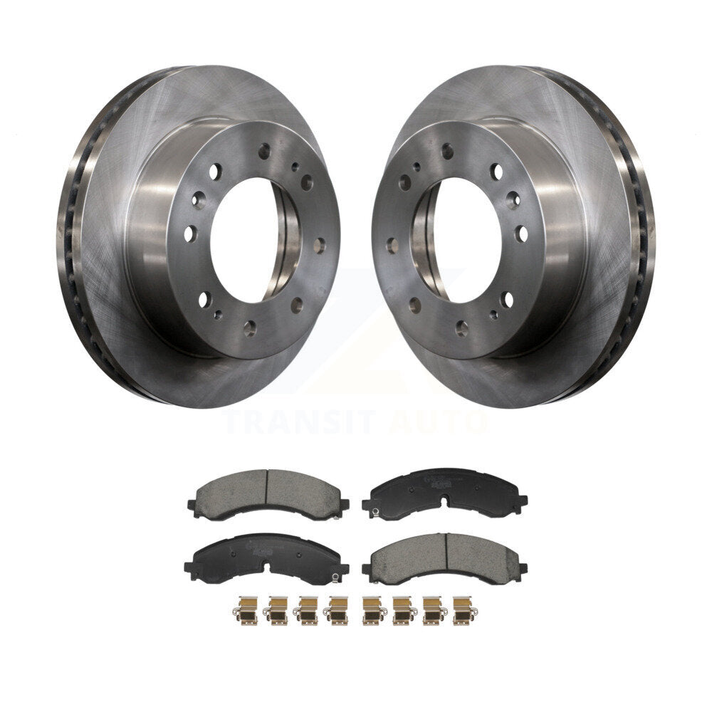 Brake Rotor And Ceramic Pad Front Kit For GMC Chevrolet Sierra 2500 HD Silverado