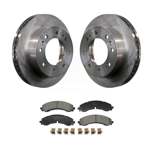 Brake Rotor And Ceramic Pad Front Kit For GMC Chevrolet Sierra 2500 HD Silverado