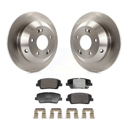 Disc Brake Rotors Ceramic Pad Rear Kit For Hyundai Santa Fe Sport Kia Sorento XL