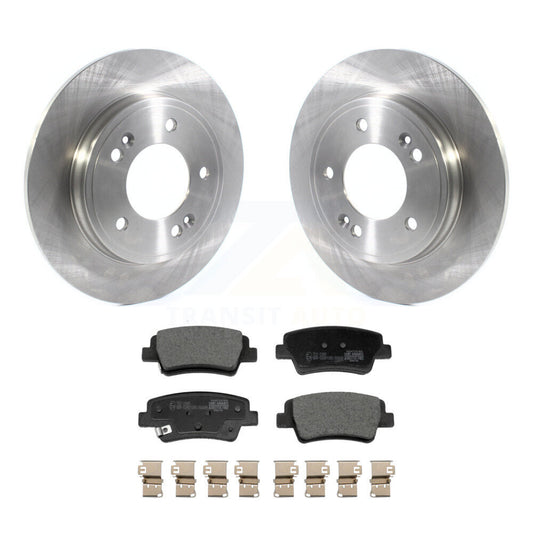 Brake Rotor & Ceramic Pad Rear Kit For Hyundai Elantra With Manual Parking