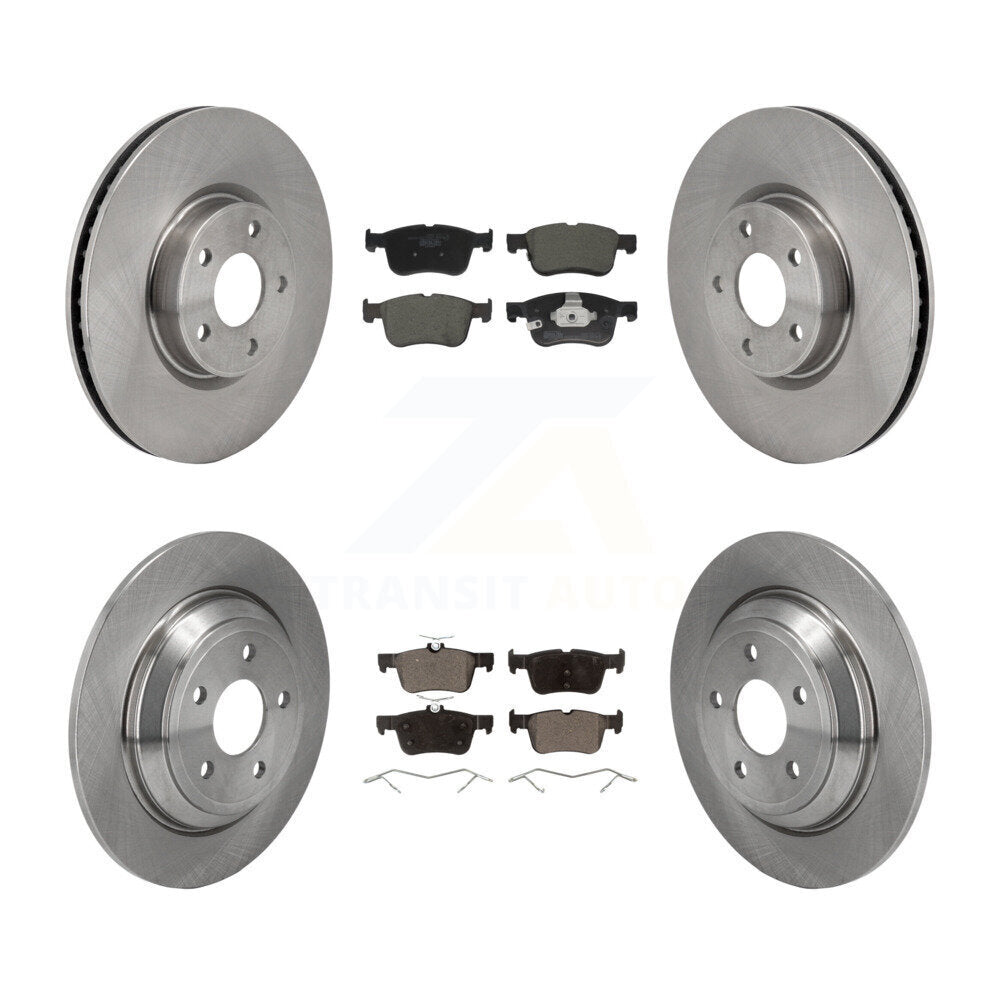 Disc Brake Rotor Ceramic Pad Front Rear Kit For Ford Escape Bronco Sport Lincoln