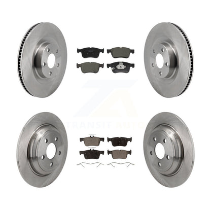 Disc Brake Rotors And Ceramic Pads Front Rear Kit For 2022-2023 Ford Maverick