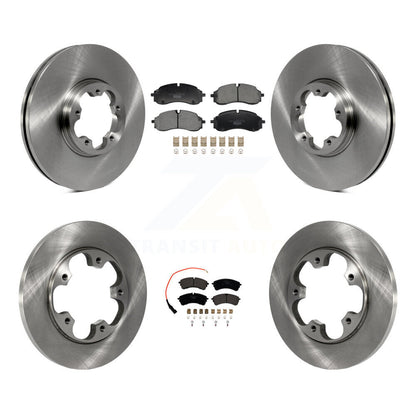 Disc Brake Rotor Ceramic Pad Front Rear Kit For Ford Transit-250 Transit-350 RWD
