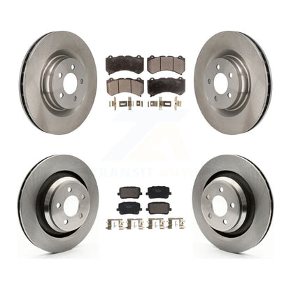 Brake Rotor & Ceramic Pad Front Rear Kit For Dodge Charger SRT 392 with RWD 6.4L