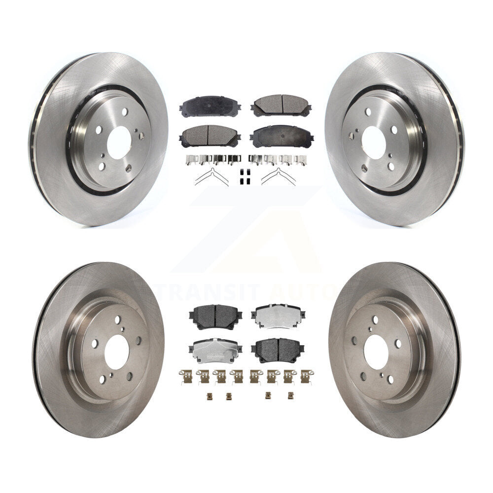 Brake Rotor Ceramic Pad Front Rear Kit For Lexus NX350h NX350 NX250 Toyota Crown