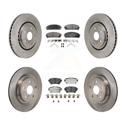 Brake Rotors Ceramic Pad Front Rear Kit For Toyota Sienna RAV4 Prime bZ4X Subaru