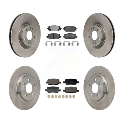 Disc Brake Rotor And Ceramic Pad Front Rear Kit For Hyundai Santa Fe Kia Sorento