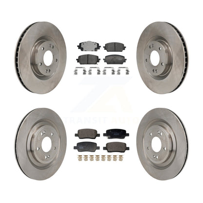 Disc Brake Rotor And Ceramic Pad Front Rear Kit For Hyundai Santa Fe Kia Sorento