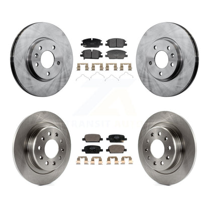 Disc Brake Rotors And Ceramic Pads Front Rear Kit For Chevrolet Malibu