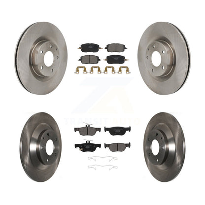 Disc Brake Rotors And Ceramic Pads Front Rear Kit For 2022-2023 Mazda MX-30 EV