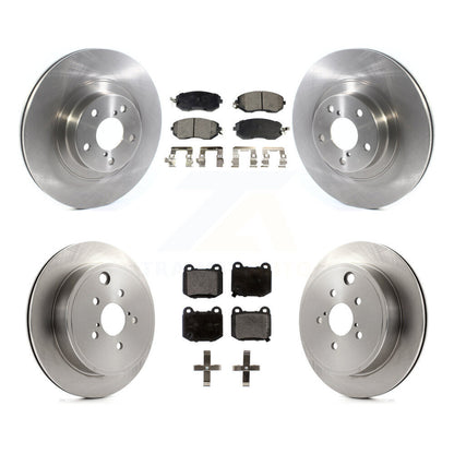 Brake Rotor Ceramic Pad Front Rear Kit For 2017 Subaru BRZ Without Brembo Brakes