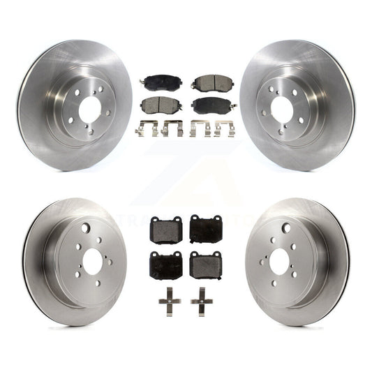 Brake Rotor Ceramic Pad Front Rear Kit For 2017 Subaru BRZ Without Brembo Brakes