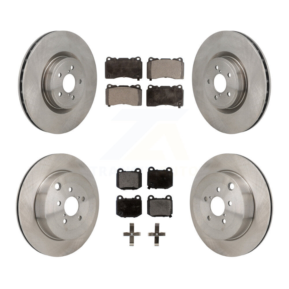 Disc Brake Rotors And Ceramic Pads Front Rear Kit For Subaru BRZ Toyota 86