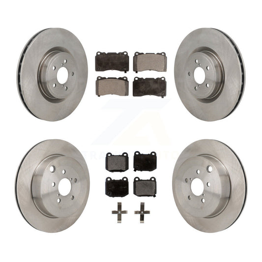 Disc Brake Rotors And Ceramic Pads Front Rear Kit For Subaru BRZ Toyota 86
