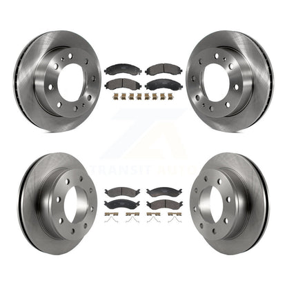 Brake Rotor And Ceramic Pad Front Rear Kit For GMC Savana 2500 Chevrolet Express