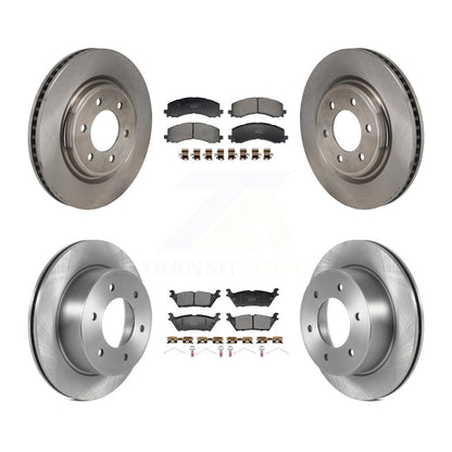 Disc Brake Rotors And Ceramic Pads Front Rear Kit For 2022-2023 Ford Bronco 3.0L