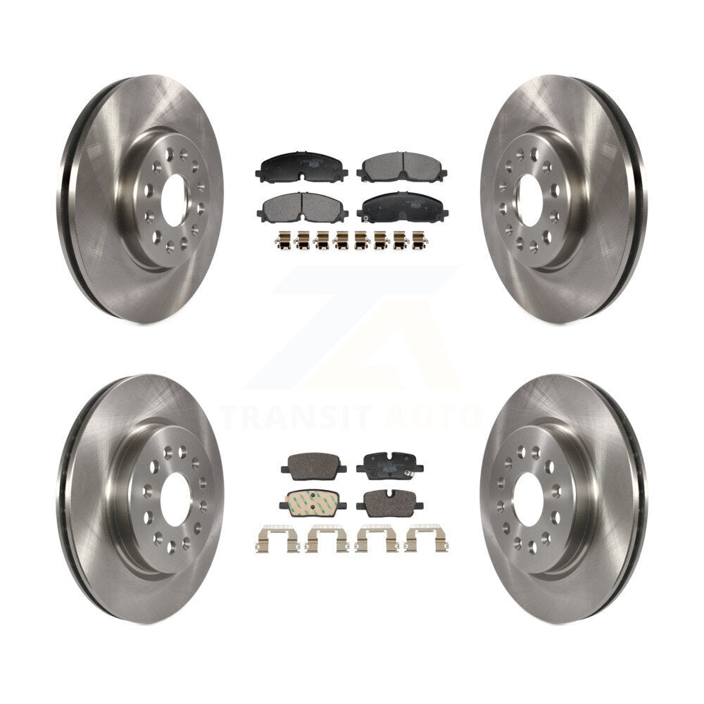 Brake Rotors Ceramic Pad Front Rear Kit For Chevrolet Traverse Blazer GMC Acadia