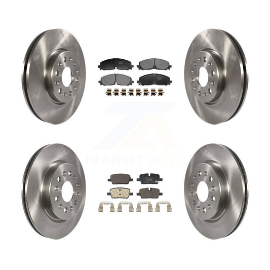Brake Rotors Ceramic Pad Front Rear Kit For Chevrolet Traverse Blazer GMC Acadia