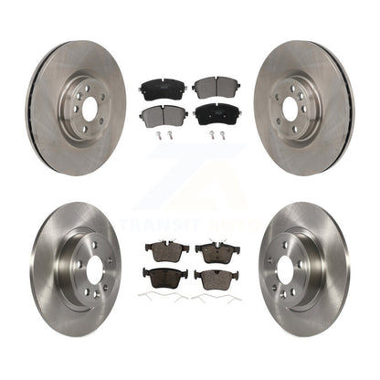Disc Brake Rotors And Ceramic Pads Front Rear Kit For Jaguar E-Pace
