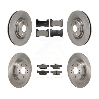 Disc Brake Rotors And Ceramic Pads Front Rear Kit For 2021-2023 Acura TLX 3.0L
