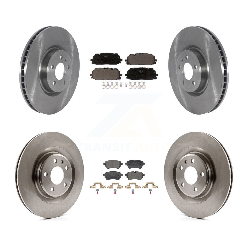 Disc Brake Rotors And Ceramic Pads Front Rear Kit For Audi S5 SQ5 Sportback S4
