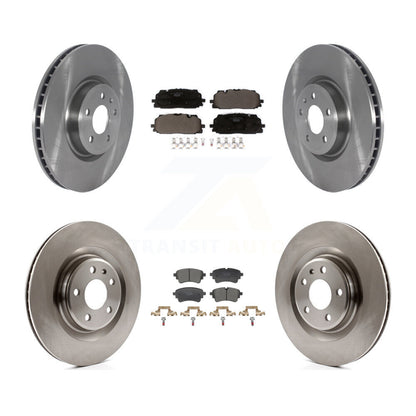 Disc Brake Rotors And Ceramic Pads Front Rear Kit For Audi S5 SQ5 Sportback S4