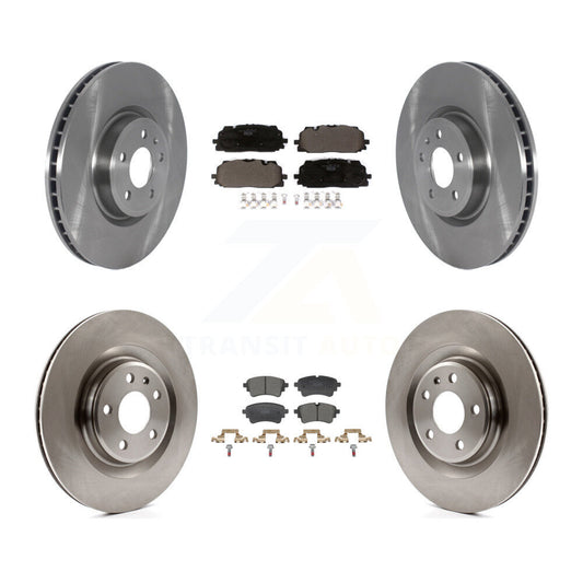 Disc Brake Rotors And Ceramic Pads Front Rear Kit For Audi S5 SQ5 Sportback S4