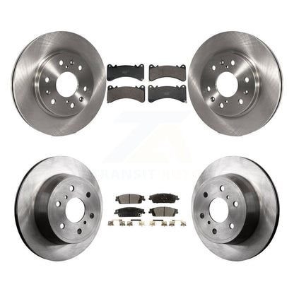 Brake Rotor & Ceramic Pad Front Rear Kit For GMC Sierra 1500 Chevrolet Silverado